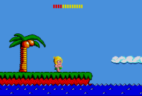 wonder boy island level on master system